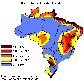South America - Installed wind power capacity in Brazil surpassed